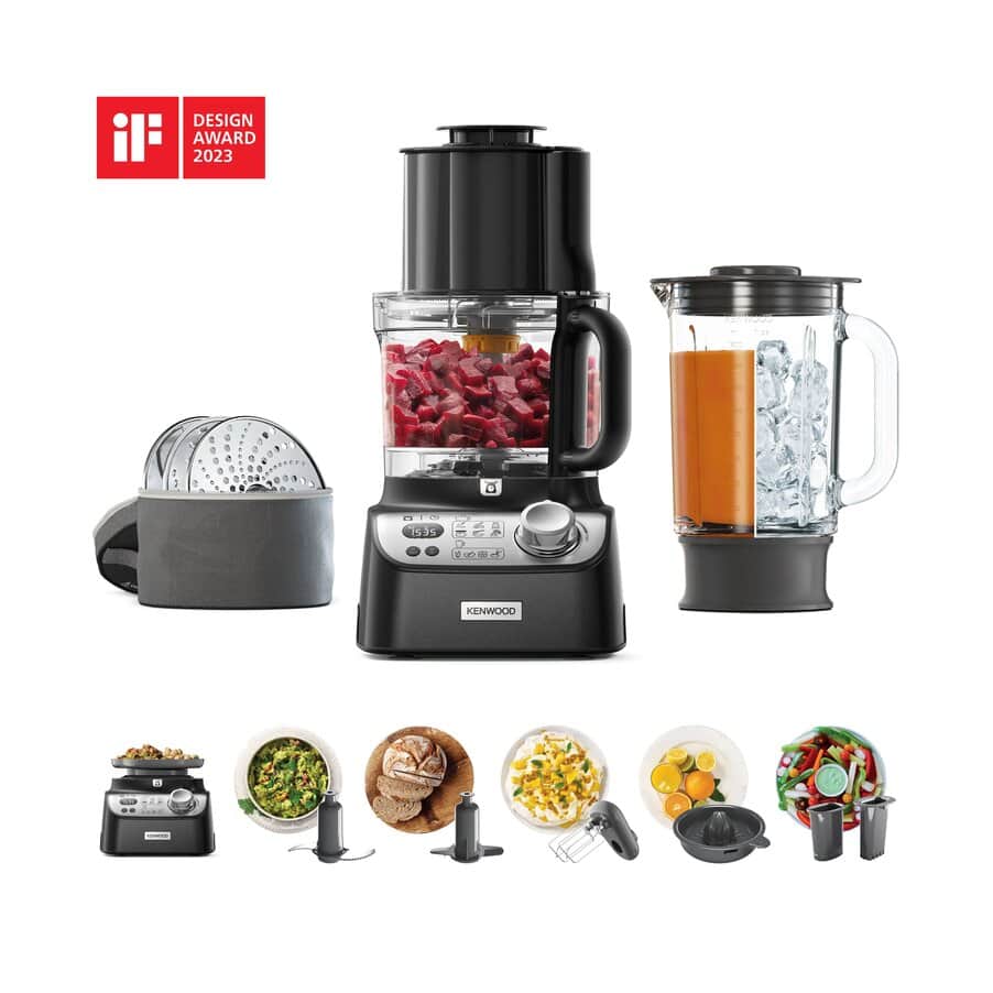 Kenwood MultiPro XL Weigh+ Food Processor Black – FDM72.990BK